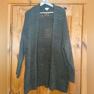 Super Soft Green Cardigan, Size: Women’s M/L